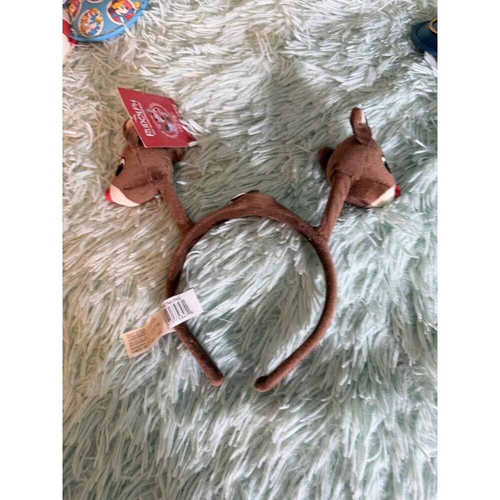Vintage Style Rudolph the Red Nose Reindeer Cute Headband New